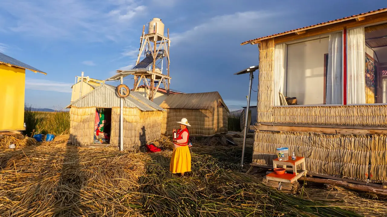 titicaca lake floating islands