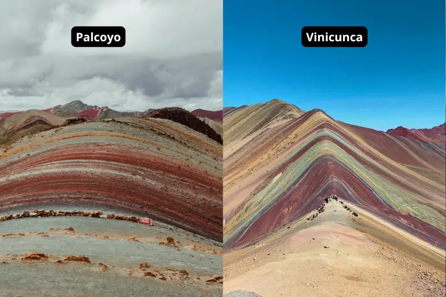 palcoyo vs vinicunca