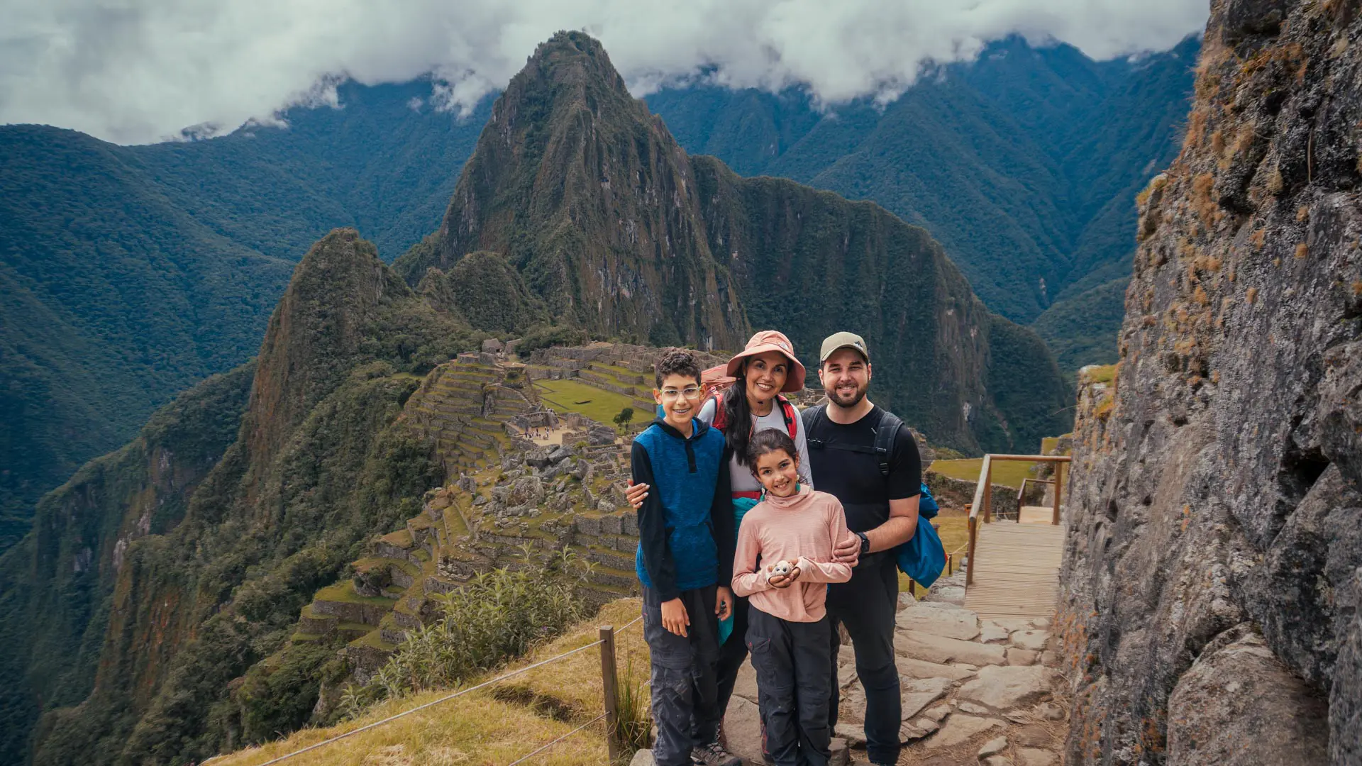 Family joining us on the Machu Picchu tour